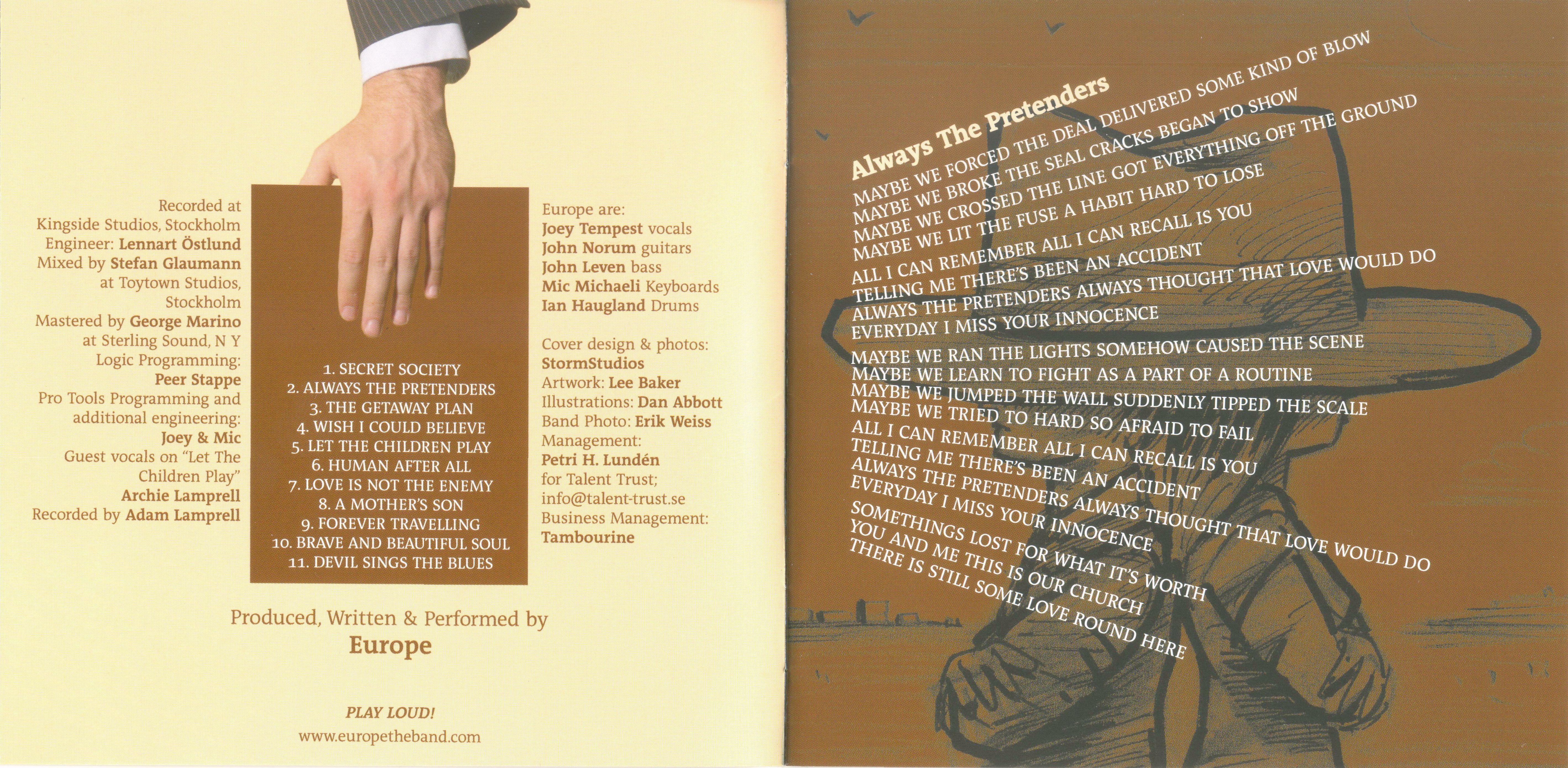 Europe  Secret Society : Booklet 2 JPN